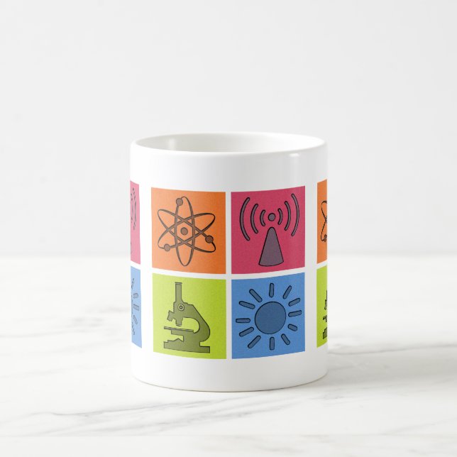 Wissenschafts-Symbol-Tasse Kaffeetasse (Mittel)