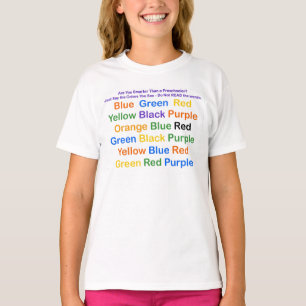 Wissenschafts-Täuschungs-Farbdiagramm T-Shirt