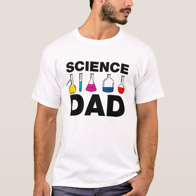 Wissenschafts-Vater T-Shirt (Vorderseite)