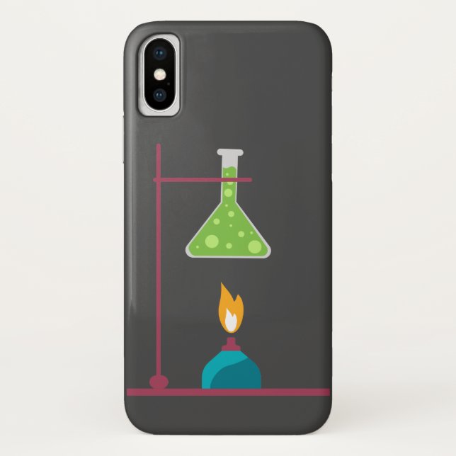 Wissenschaftschemie - niedliche Wissenschaftsausrü Case-Mate iPhone Hülle (Rückseite)