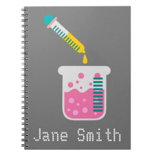 Wissenschaftschemie - niedliche Wissenschaftsausrü Notizblock