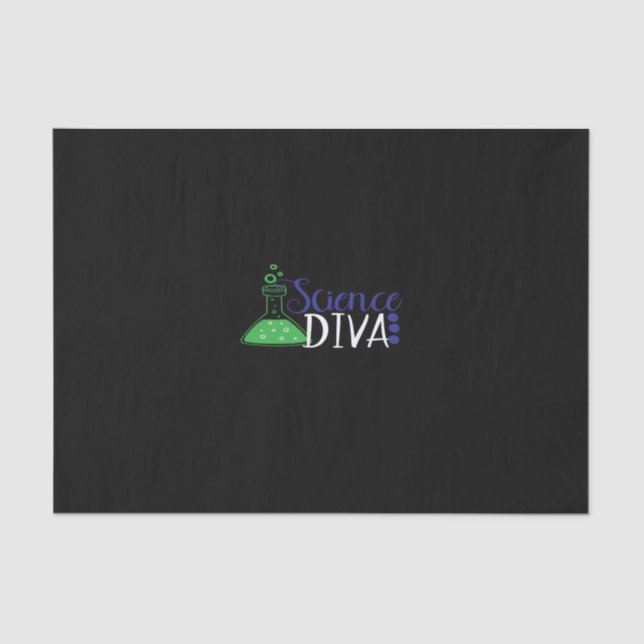 Wissenschaftsdiva Seidenpapier (Vorderseite)