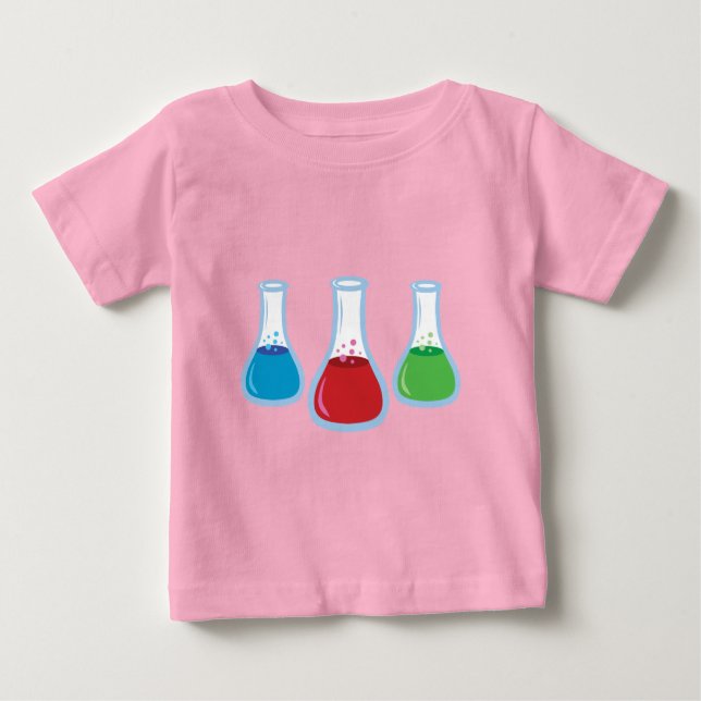 Wissenschaftsflaschen Baby T-shirt (Vorderseite)