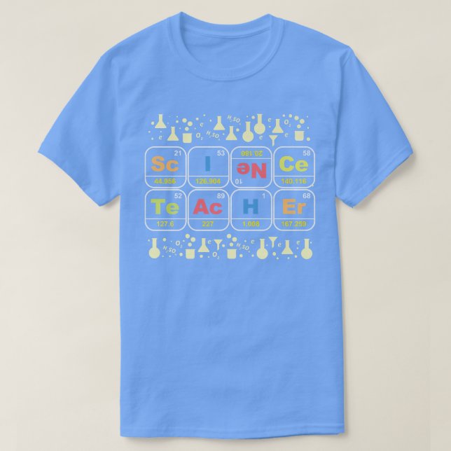 Wissenschaftslehrer Chemie Physikalische Biologie  T-Shirt (Design vorne)