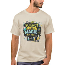 Wissenschaftslehrer-Shirt Magie, aber wirklich lus