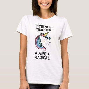 Wissenschaftslehrer sind magisch - Einhornliebhabe T-Shirt