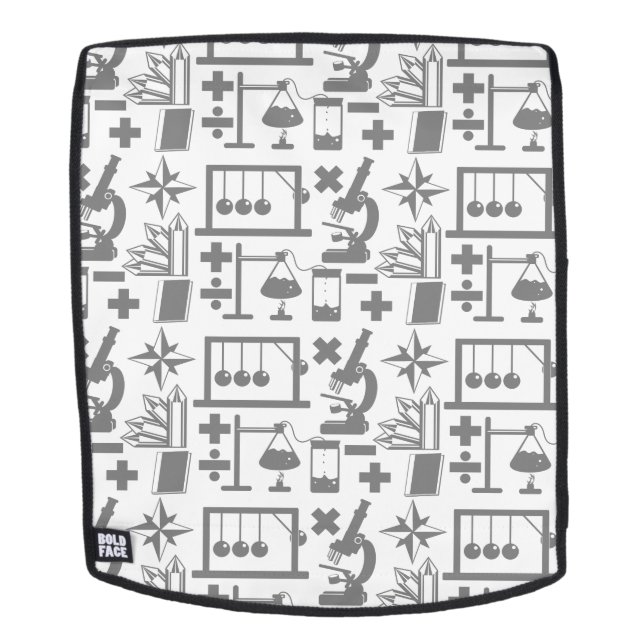 Wissenschaftsmuster Rucksack (Abnehmbare Front)