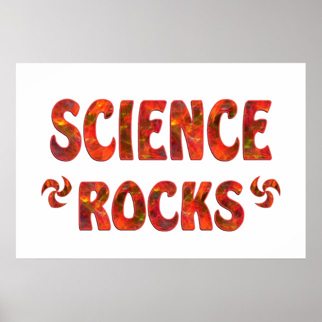 WISSENSCHAFTSROCKS POSTER (Vorne)