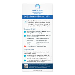 Wissenskarte, MdDS-Informationen für Ärzte Werbekarte