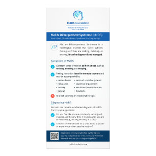 Wissenskarte, MdDS-Informationen für Ärzte Werbekarte