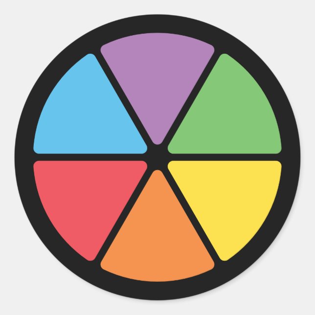 Wissenszweige Runder Aufkleber (Vorderseite)