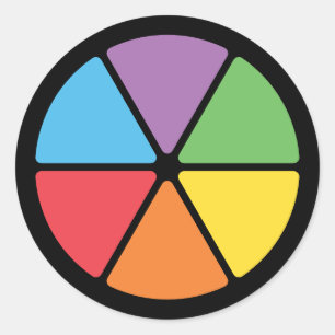 Wissenszweige Runder Aufkleber