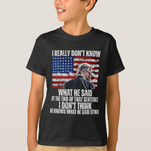 Wisst nicht, was er am Ende dieses Jahrhunderts ge T-Shirt