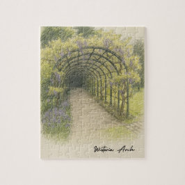 Wisteria Arch Jigsaw Puzzle