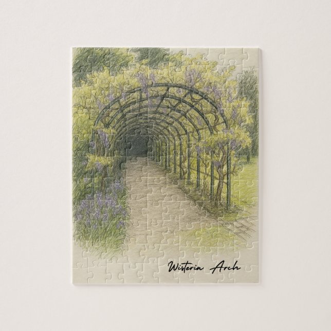 Wisteria Arch Jigsaw Puzzle (Vertikal)
