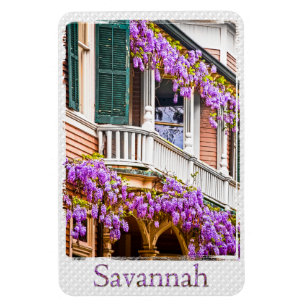 Wisteria auf einem Vintagen südlichen Zuhause in Magnet