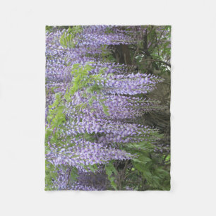 Wisteria Blanket für Liebhaber von Blume Fleecedecke