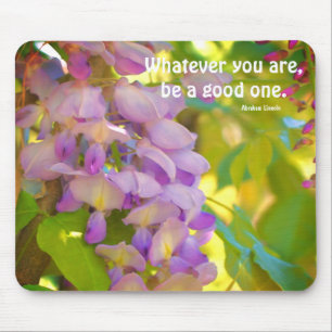 Wisteria Blume Attitude Mousepad