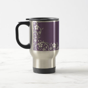 Wisteria-BlumenWirbels-Reise-Tasse Reisebecher