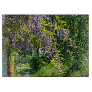Wisteria Country Gasse Schneidebrett