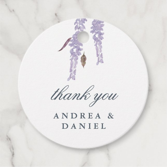 Wisteria Dreams Geschenkanhänger (Vorderseite)