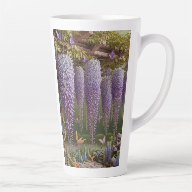 Wisteria Floral Lila Milchtasse (Rechts)