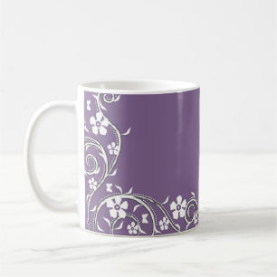 Wisteria Floral Wirbel Kaffee Tasse