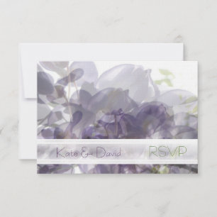 Wisteria-Flüstern/Hochzeit oder jeder Anlass UAWG RSVP Karte