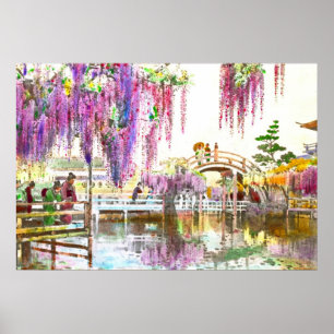 Wisteria Garten 1908 Poster