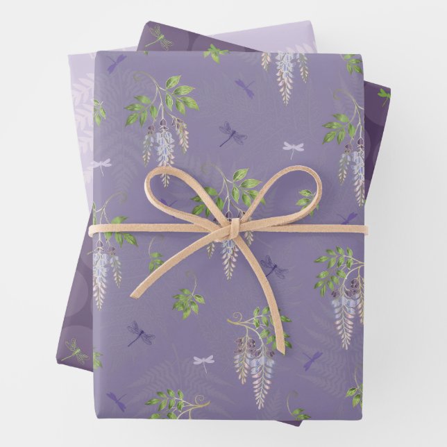 Wisteria Geschenkpapier Set (Beispiel)