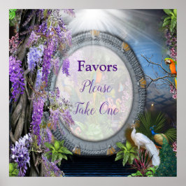 Wisteria & Grossvögel, Dreamscape Themes Poster