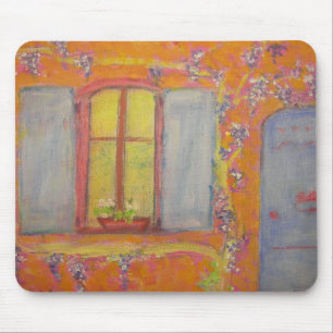 Wisteria Hütte provence france Mousepad