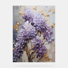 Wisteria - Impasto Floral Acrylschild