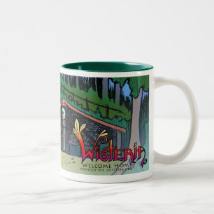 Wisteria-Kaffee-Tasse Zweifarbige Tasse