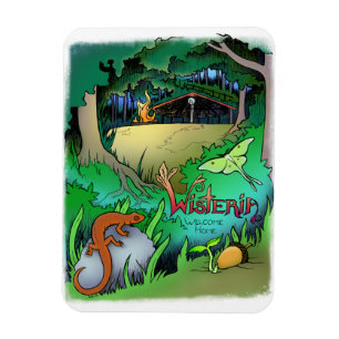Wisteria-Kühlschrank-Magnet Magnet