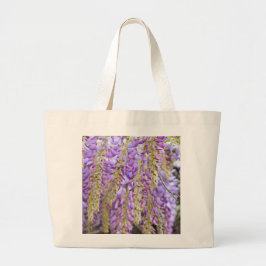 Wisteria Lila Floral Blossom Tree Violet Jumbo Stoffbeutel