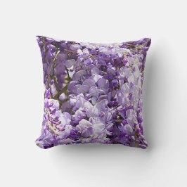 Wisteria Lila Floral Blossom Tree Violet Kissen