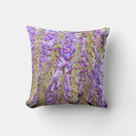 Wisteria Lila Floral Blossom Tree Violet Kissen