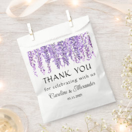 Wisteria Lila Floral Geschenktütchen