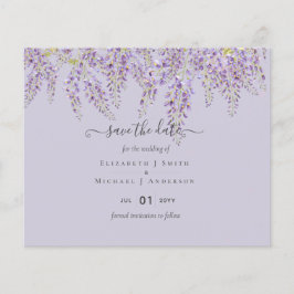 Wisteria Lila Wedding Rett Dates BUDGET Flyer