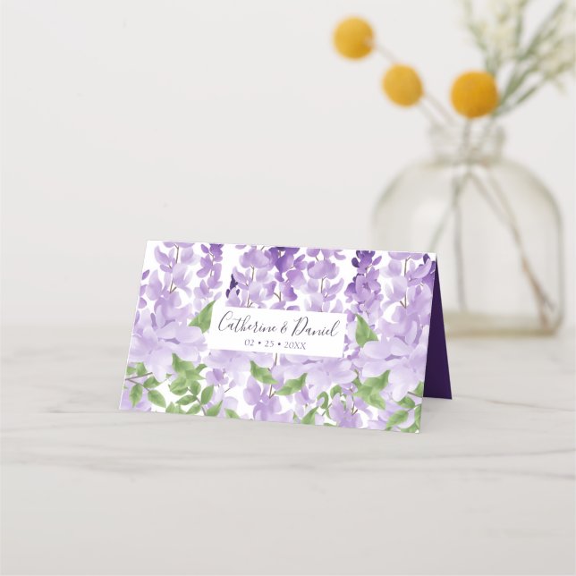 Wisteria Locarno | Hochzeit Platzkarte (Rückseite)