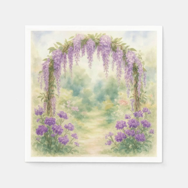 Wisteria Locarno Serviette (Vorderseite)