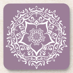 Wisteria Mandala Getränkeuntersetzer