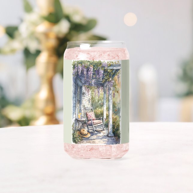 Wisteria Porch Rocking Chair Szene Dosenglas (Insitu (Hochzeit))