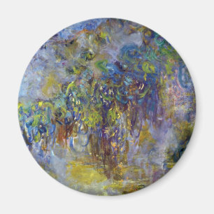 Wisteria (rechte Hälfte) von Claude Monet Magnet