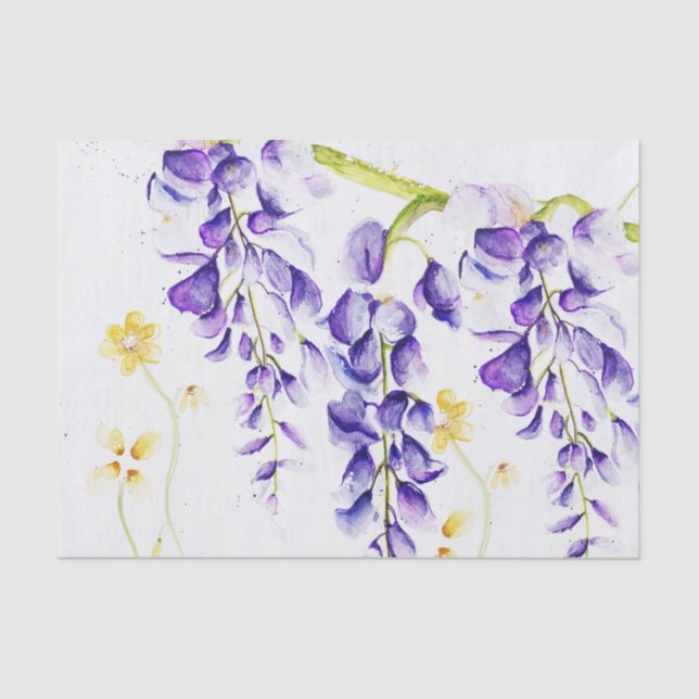Wisteria Seidenpapier (Vorderseite)