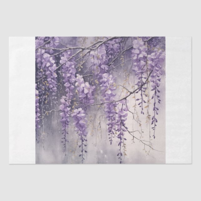 Wisteria Seidenpapier (Vorderseite)