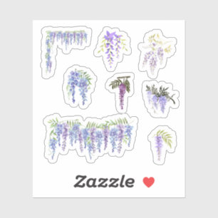 Wisteria Stickers Aufkleber