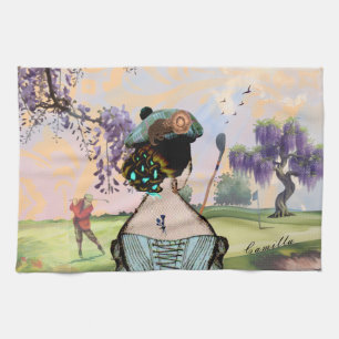 Wisteria Sunrise Golferhandtuch Geschirrtuch