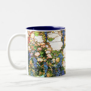Wisteria Tiffany beflecktes Glas-Tasse Zweifarbige Tasse